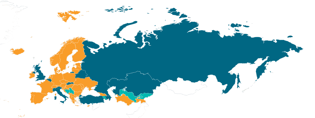 Europe map