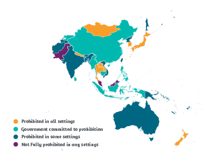 Map asia pacific
