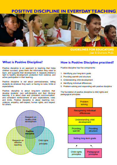 Positive Discipline in Everyday Teaching