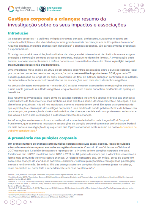 Research summary PT