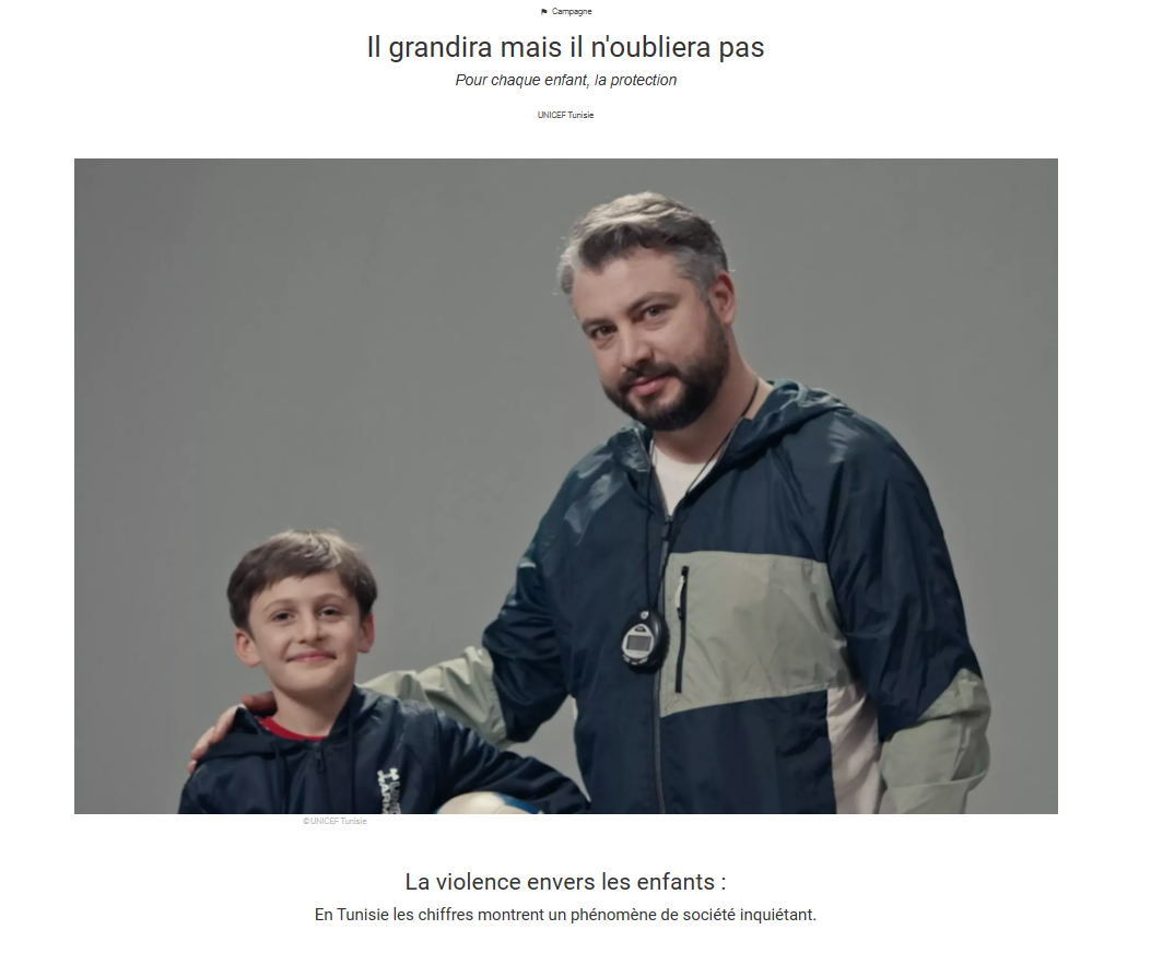 Tunisia parenting campaign